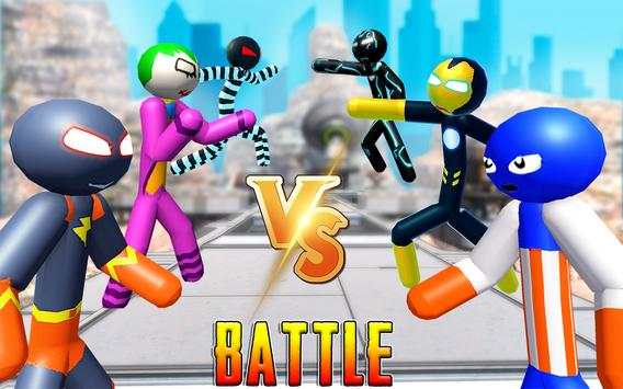 Stickman Heroes Fight: Super Battle Fighting Games screenshot 8