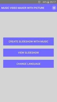 MUSIC MOVIE MAKER WITH PICTURE screenshot 2