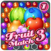 Jewel Fruit Candy - match 3 game logo