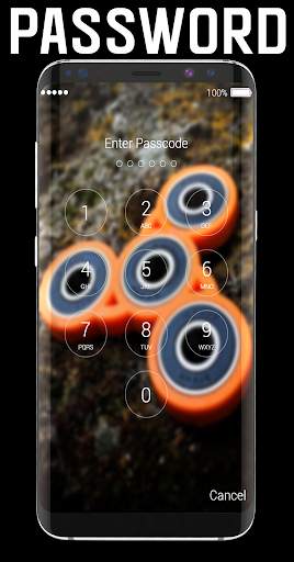 Fidget Spinners Lock Screen 2 تصوير الشاشة