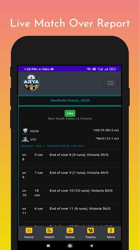 Arya - Live Cricket Score & Full Scoreboard screenshot 4