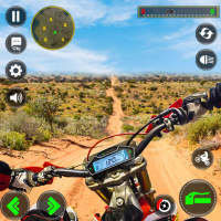Dirt Bike Stunt Motocross Game logo