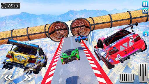 Mega Ramp Car Stunt Offline 3D screenshot 4