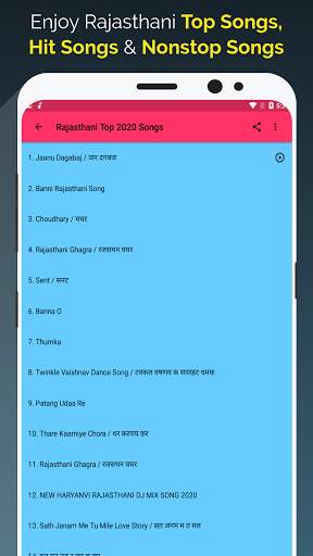 Rajasthani Songs MP3 Music - Rajasthani Gana screenshot 2