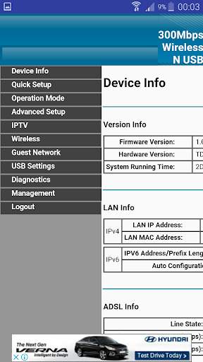 WiFi Router Setup And Other Settings screenshot 2