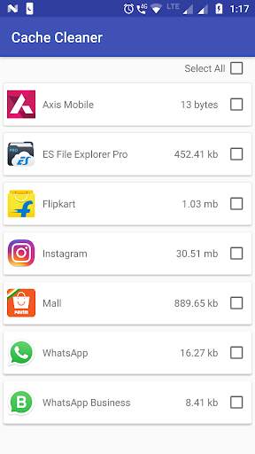Cache Cleaner Lite screenshot 1