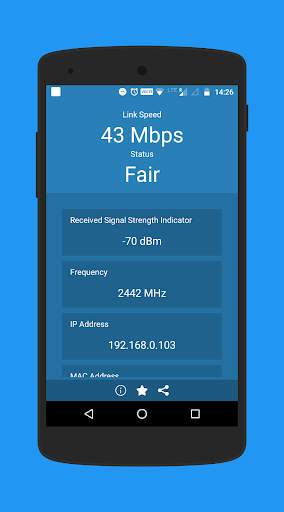 Wifi speed test - Classic screenshot 2