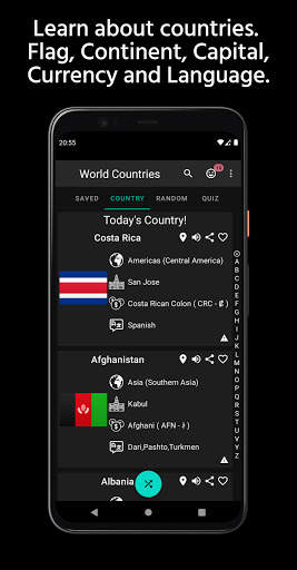 World Countries - Info & Quiz screenshot 1