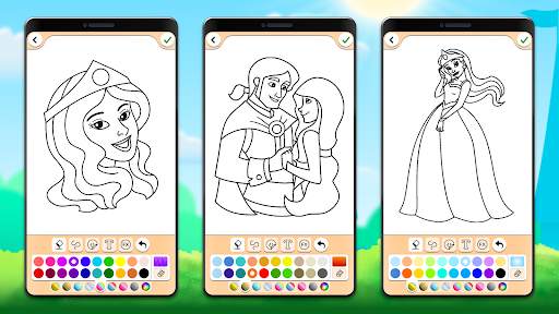 Prinses kleurboek screenshot 6