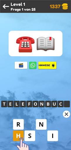 Quiz: Emoji-Spiel, Errate das Emoji-Rätsel screenshot 1