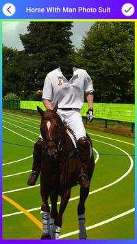 Horse With Man Photo Suit 6 تصوير الشاشة