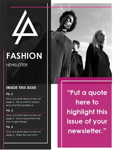 Newsletter Office Templates скриншот 7