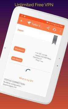 Turbo Fast VPN - Free Unlimited VPN screenshot 6