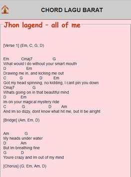 Chord Lagu Barat screenshot 2