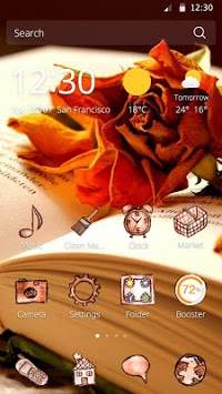 Book and Flower DIY Theme screenshot 2