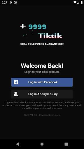 Tiktik - Free Followers Fans & Hashtags screenshot 1