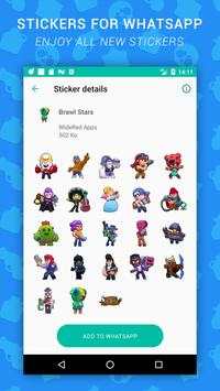 Stickers Brawl Stars for Whatsapp - WAStickerApps screenshot 1