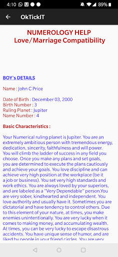 OkTickIT  Love/ Marriage Match screenshot 6