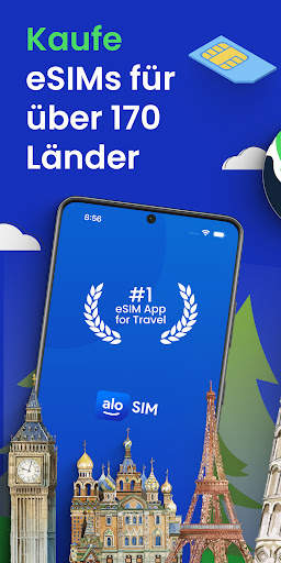 aloSIM - eSIM Travel Sim Karte screenshot 1