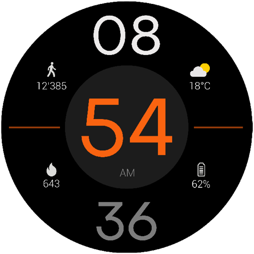 ikon Toggle Watch Face
