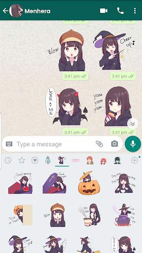 Anime Stickers (WAStickerApps) - Stickers Anime WA screenshot 8