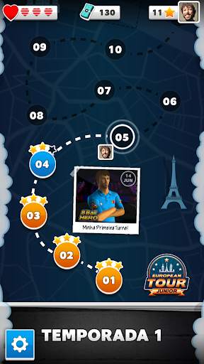 8 Ball Hero – Quebra-cabeça Sinuca Bilhar screenshot 4