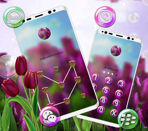 Tulip Flower Launcher Theme screenshot 4