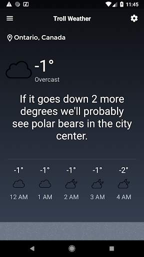 Troll Weather - Funny Weather  screenshot 1
