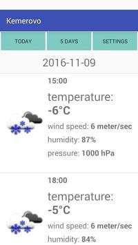 Kemerovo Weather screenshot 1