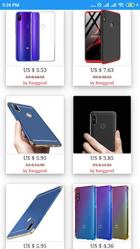 Mobile Phone Cover Cases Leather Shopping Free App screenshot 5