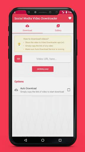 Social Media Video Downloader screenshot 1