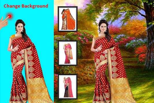 Woman Fashion Saree Photo Suit screenshot 2