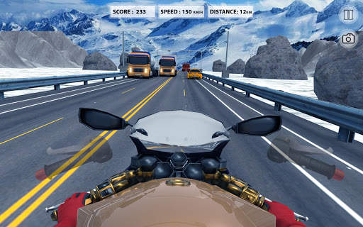 Super Highway Bike Racing Games: Motorcycle Racer screenshot 4