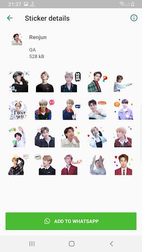 NCT Dream WAStickerApps KPOP Idol for Whatsapp screenshot 7