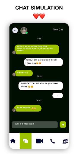 tom-cat📱Video Call  talk and Chat Prank screenshot 2