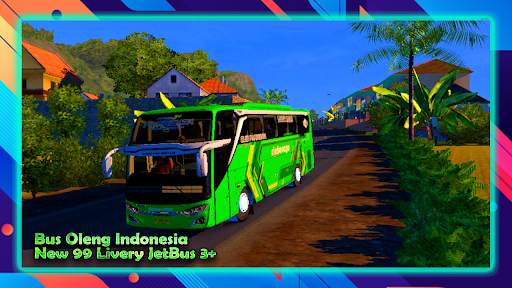 Bus Oleng Indonesia - New 99 Livery JetBus 3  screenshot 2