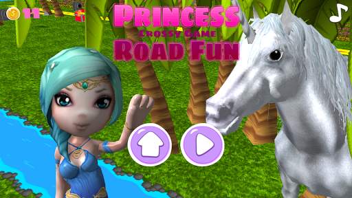 Princess Crossy Game Road Fun screenshot 2