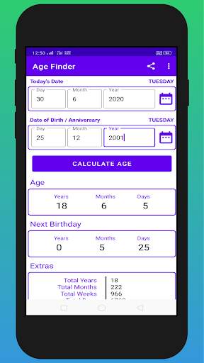 Age Finder 3 تصوير الشاشة