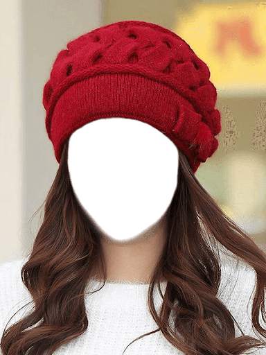Women Winter Cap Photo Frames screenshot 2