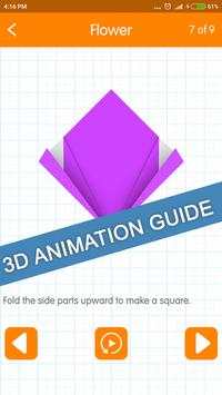 Easy Origami Flower Tutorial screenshot 7