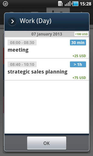 Awesome Time Logger Free screenshot 4
