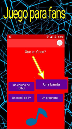 Trivia  para Fans de Cnco 2 تصوير الشاشة