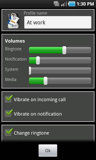 Audio Profile for Android Free screenshot 4