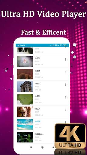 4K Video Player 2 تصوير الشاشة