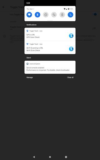 Toggle Track-cam mic Access dots as iOS14/GPS/Wifi screenshot 15