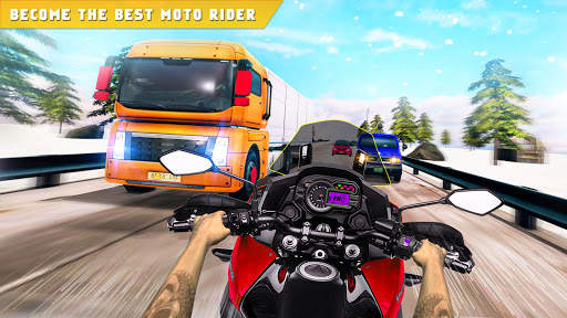 Extreme Highway Traffic Bike Race : Moto Racing screenshot 1