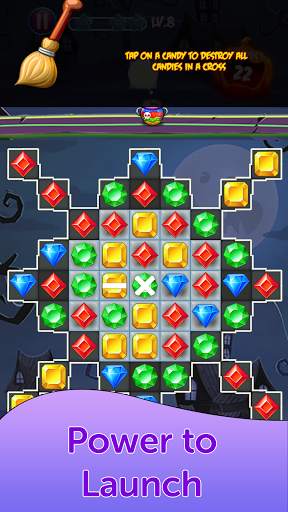 Jewels Magic - Candy Witch Match 3 screenshot 8