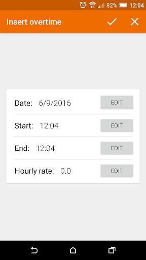 Overtime calculation 3 تصوير الشاشة