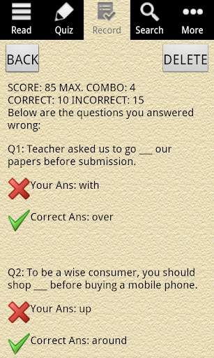 English Grammar – Phrasal Verb (free) screenshot 5