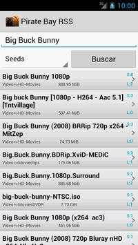 Pirate Bay RSS screenshot 1